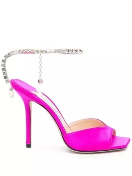 Jimmy Choo босоножки Saeda 100, розовый