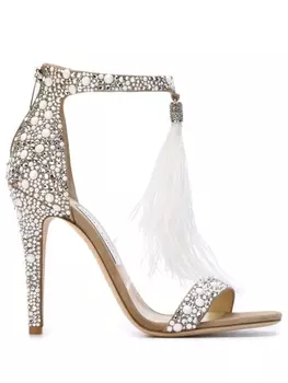 Jimmy Choo босоножки 'Viola 110', нейтральный цвет