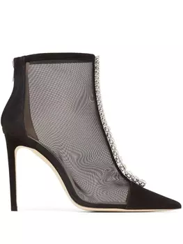Jimmy Choo ботильоны Bing 100, черный