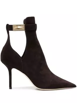 Jimmy Choo ботильоны Nell 85, коричневый