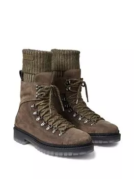 Jimmy Choo ботинки Devin, коричневый