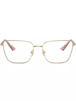 Jimmy Choo Eyewear очки в квадратной оправе, золотой