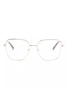 Jimmy Choo Eyewear очки в массивной оправе, розовый
