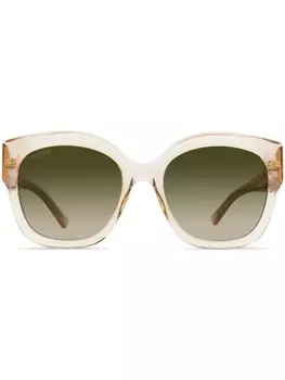 Jimmy Choo Eyewear солнцезащитные очки Leela, серый