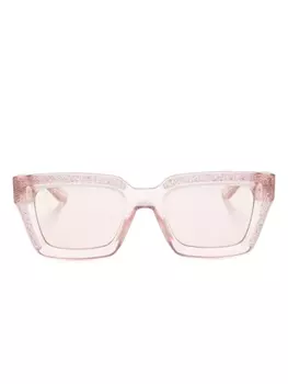 Jimmy Choo Eyewear солнцезащитные очки MEGS/S в квадратной оправе, серый