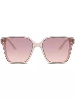 Jimmy Choo Eyewear солнцезащитные очки с заклепками, розовый