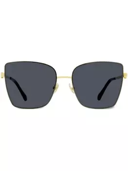 Jimmy Choo Eyewear солнцезащитные очки Vella, золотой