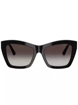 Jimmy Choo Eyewear солнцезащитные очки в оправе 'кошачий глаз', черный