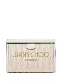 Jimmy Choo клатч Avenue, нейтральный цвет