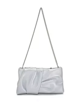 Jimmy Choo клатч Bonny, серебристый