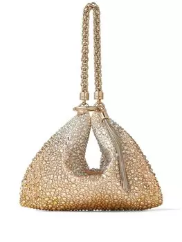 Клатч Jimmy Choo Callie с кристаллами, золотистый