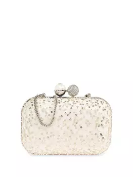Jimmy Choo клатч Cloud, нейтральный цвет