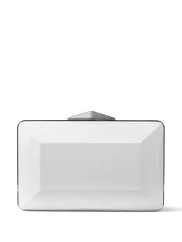 Jimmy Choo клатч Diamond Box, белый