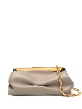 Jimmy Choo клатч Diamond Frame, нейтральный цвет