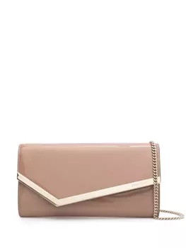 Jimmy Choo клатч Emmie, нейтральный цвет