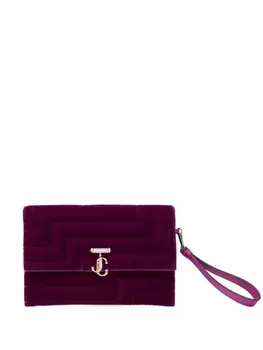 Jimmy Choo клатч JC Square, фиолетовый