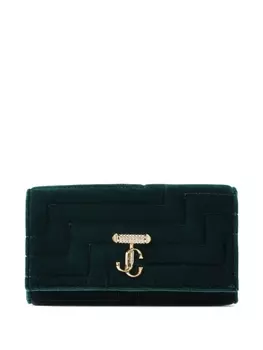 Jimmy Choo кошелек на цепочке Avenue, зеленый
