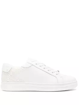 Jimmy Choo кроссовки Rome/F с искусственным жемчугом, белый