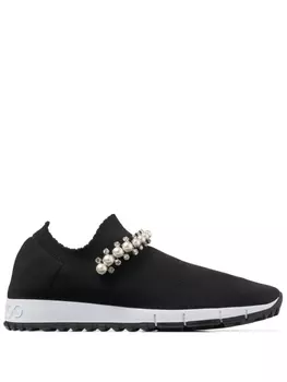 Jimmy Choo кроссовки Verona с кристаллами, черный