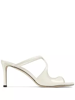 Jimmy Choo лакированные мюли Anise 75, белый
