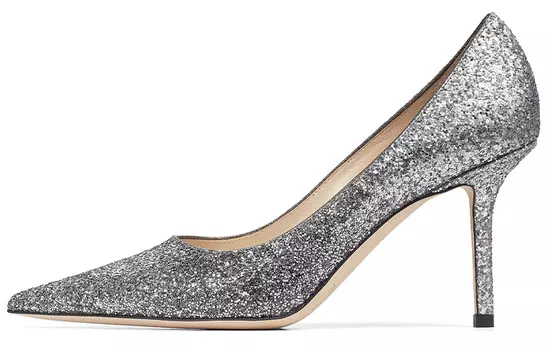 Туфли Jimmy Choo Love High Heels Women's Silver
