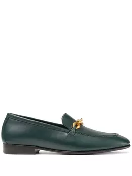 Jimmy Choo лоферы Diamond Tilda, зеленый