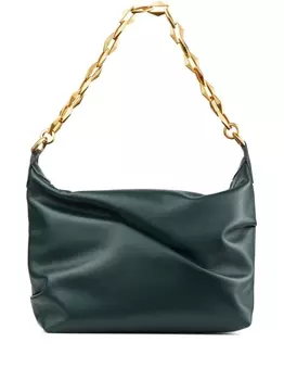 Jimmy Choo маленькая сумка на плечо Diamond Soft, зеленый