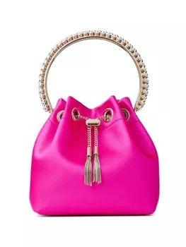 Jimmy Choo мини-сумка Bon Bon, розовый