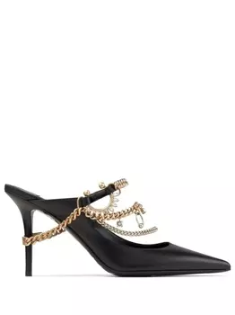 Jimmy Choo мюли Bing 90 из коллаборации с Jean Paul Gaultier, черный