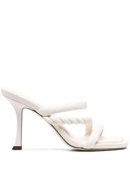 Jimmy Choo мюли Diosa с открытым носком, нейтральный цвет