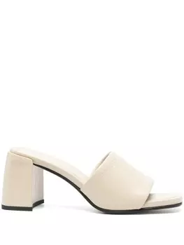 Jimmy Choo мюли Lena 70мм, нейтральный цвет