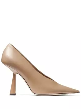 Jimmy Choo мюли Maryanne 100, нейтральный цвет