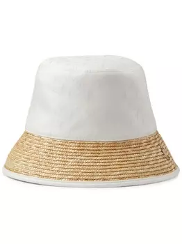 Jimmy Choo панама Renata с монограммой, белый