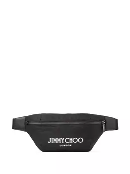 Jimmy Choo поясная сумка Finsley с логотипом, черный