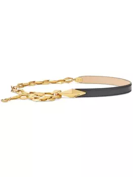 Jimmy Choo ремень с гравированным логотипом, черный