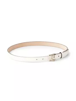 Jimmy Choo ремень с пряжкой JC, белый
