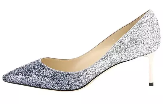 Туфли Jimmy Choo Romy High Heels Women's Silver Blue