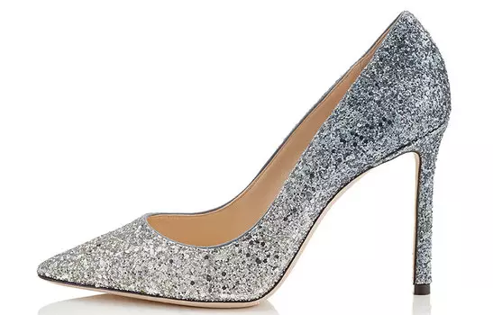 Туфли Jimmy Choo Romy High Heels Women's Silver Blue