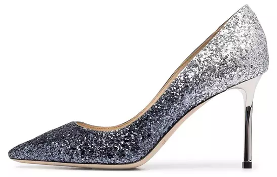 Туфли Jimmy Choo Romy High Heels Women's Blue/Silver