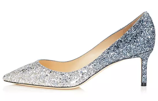 Туфли Jimmy Choo Romy High Heels Women's Silver Blue Gradient