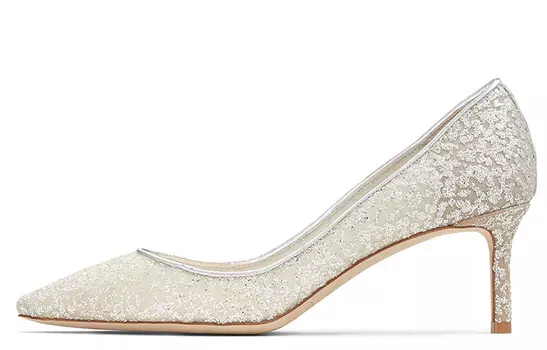 Туфли Jimmy Choo Romy High Heels Women's Silver Glitter