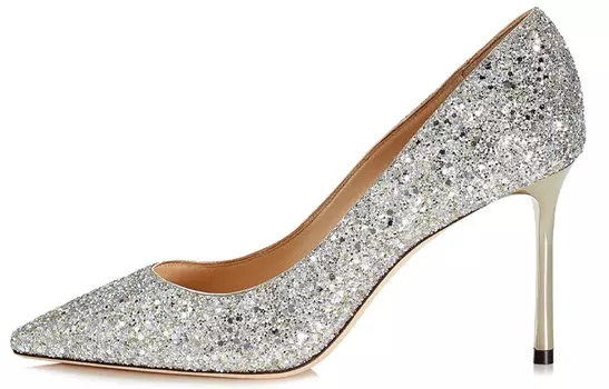 Туфли Jimmy Choo Romy High Heels Women's Silver