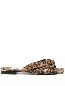 Jimmy Choo сандалии Avenue Flat, коричневый
