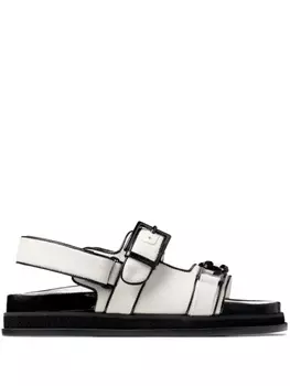 Jimmy Choo сандалии Elyn, нейтральный цвет
