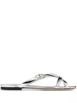 Jimmy Choo сандалии Jess, серебристый