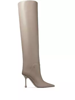 Jimmy Choo сапоги Cycas 95, нейтральный цвет