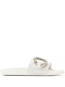 Jimmy Choo шлепанцы Fallon, белый