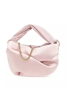 Jimmy Choo сумка-тоут Bonny из атласа, розовый