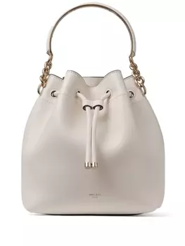 Jimmy Choo сумка-ведро Bon Bon, нейтральный цвет