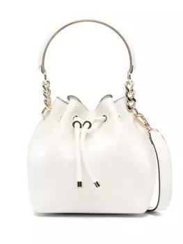 Jimmy Choo сумка-ведро Bon Bon, нейтральный цвет